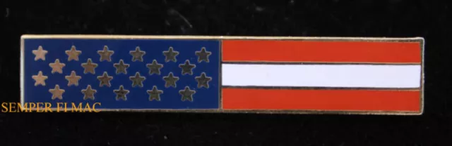 US Flag PIN UP Uniform Commendation Bar Police Sheriff Law DALLAS TEXAS GIFT WOW
