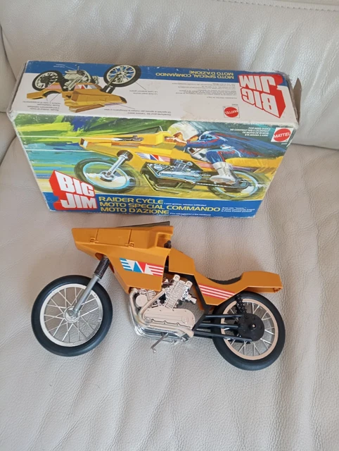 Moto Spécial Commando Big Jim Mattel + boite | eBay
