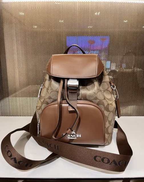 ☂️🍄Coach Pace Backpack In Signature Canvas -NWT👍👍👍👍👍