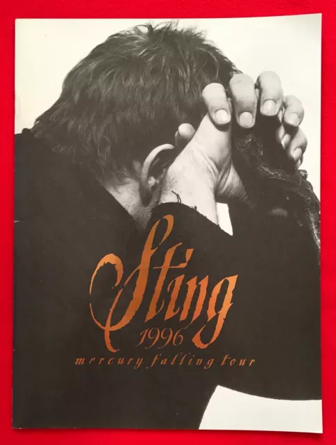 STING - 1996 Mercury Falling Tour programme