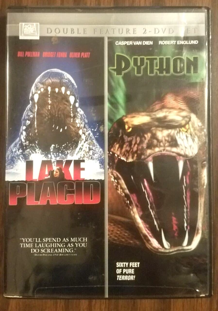 LAKE PLACID/PYTHON DOUBLE Feature 2 DVD Set Bill Pullman Rovert Englund ...