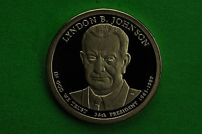2015-S  GEM  Proof (Lyndon B Johnson)  Deep Cameo  US Presidential One Dollar