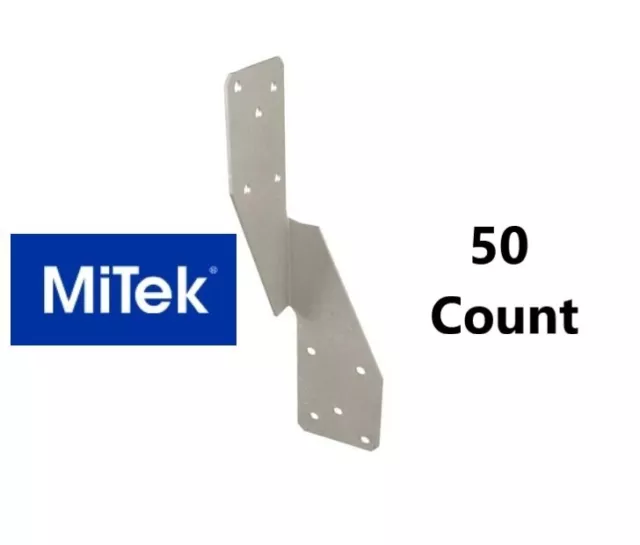 MiTek - Hurricane Tie / Rafter Tie H2.5A 18-Gauge Hurricane Tie RT7A - 50 count