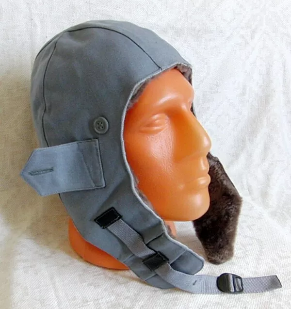 Russian GRU Spetsnaz MABUTA ARCTIKA Sheepskin Jump Helmet Cap Hat Size 58 L