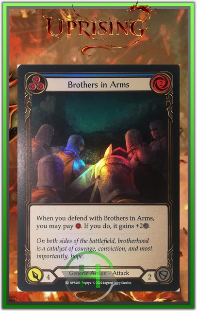 Brothers in Arms Blue Rainbow Foil - FAB:Uprising - UPR205 - Carte Anglaise