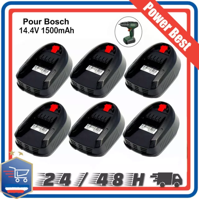 Pour Bosch Batterie 1,5 Ah 142607336037 2607336038 14,4V PSR PSB LI-2  Li-Ion FR