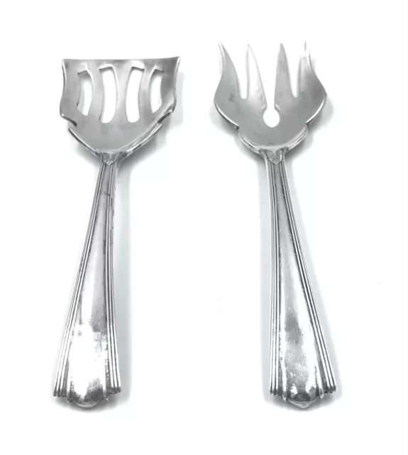 Set Cutlery For Fish Silver 800 Vintage Years' 60 Cutlery Calderoni Milan