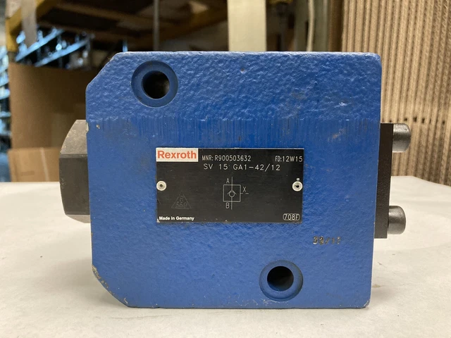 Rexroth SV15-GA1-42/12 Hydraulic Pilot Operated Check Valve, MNR: R900503632