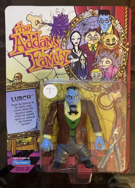 THE ADDAMS FAMILY LURCH 1992 Playmates Action Figure W/Accessories ...
