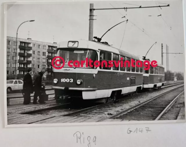 Tw 1003 Riga 1976 I historisches Tram Straßenbahn Foto