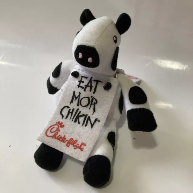 Chick Fil A Cow Plush Christmas Ornament Eat Mor Chikin More Rudolph  Chickfila