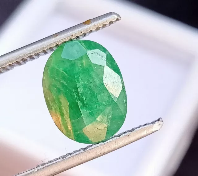 Natural Certified Oval Cut 4.45Ct Emerald Loose Gemstone Best Quality GJ388