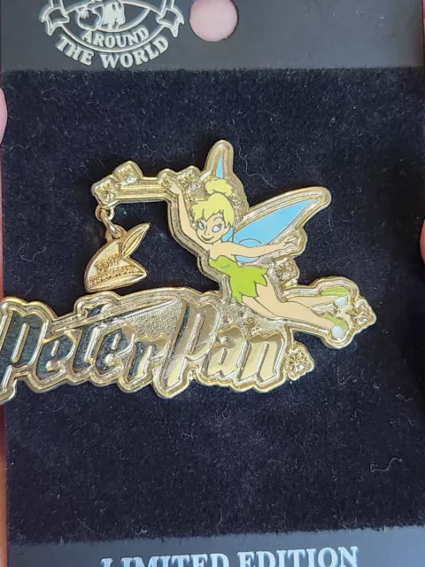 Disneys Peter Pan 50th Anniversary LE Tinkerbell Pin Hat limited edition of 2500