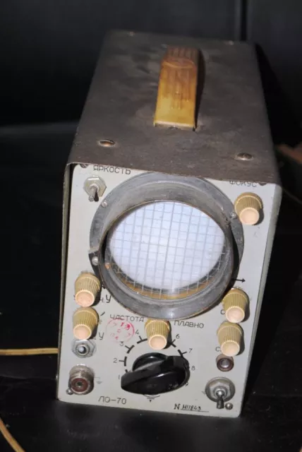 Soviet С1-112А Portable oscilloscope, made in USSR.