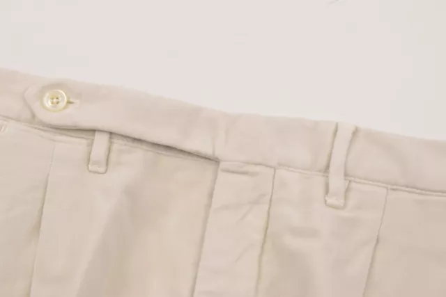 Zanella NWT Casual Pants / Chinos Size 36 In White / Beige Cotton Blend WILL/WN