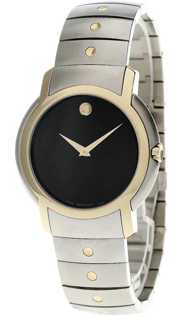 Orologio da uomo MOVADO Sport SL Series S-Steel Quadrante nero bicolore 0605719