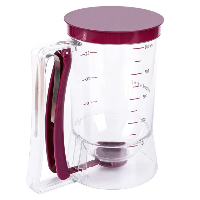 WEBAKE DISTRIBUTORE MANUALE per pastella per pancake 900 ml separatore man EUR 27,20 - IT