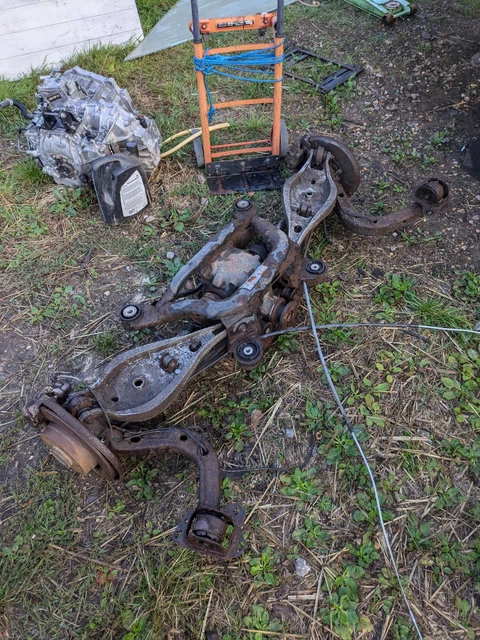 BMW E46 325CI Rear Subframe Welded Diff Arms Uncut Brake Lines ...