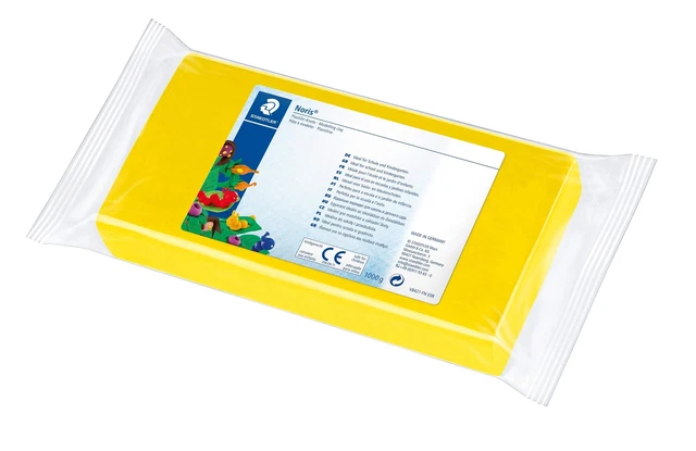 STAEDTLER Noris Club 8421 Plasticine Putty, 1000 g, Yellow