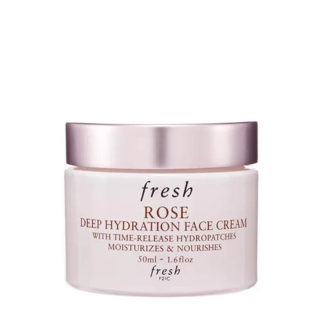 Fresh Rose Deep Hydration Face Cream 1.6 Full Size 50 ML