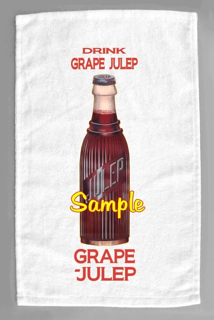 Grape Julep 'A' Soda Microfiber Hand Towel Citrus Cola