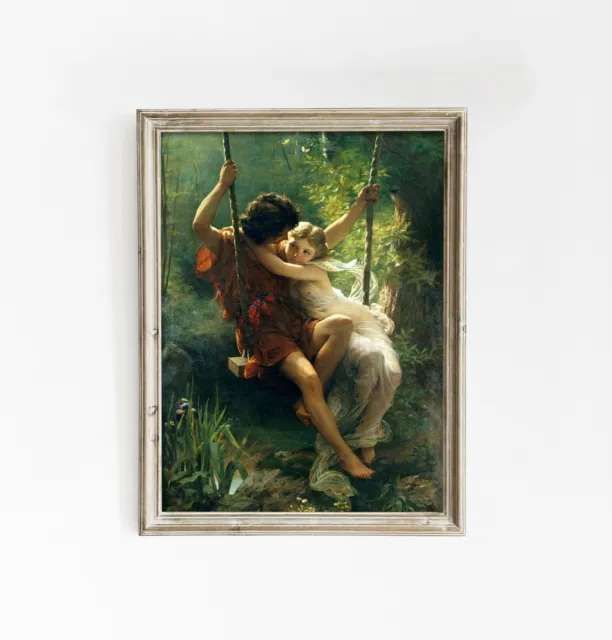 Pierre Auguste Cot - Spring (1873)  - Poster - Print - Canvas - Fine Art