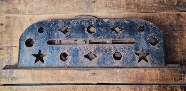 Antique Pocket Door Roller Industrial Architectural Hardware Sargent & Co. Rare
