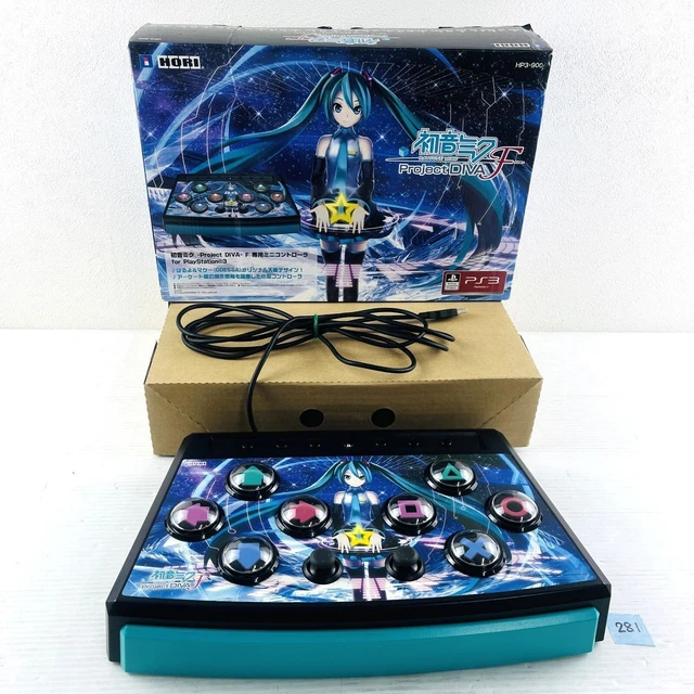 Hori Hatsune Miku Project DIVA-F Mini Arcade Controller White HP3-901 Hori Hatsune Miku Project DIVA-F Mini Arcade Controller White HP3-901