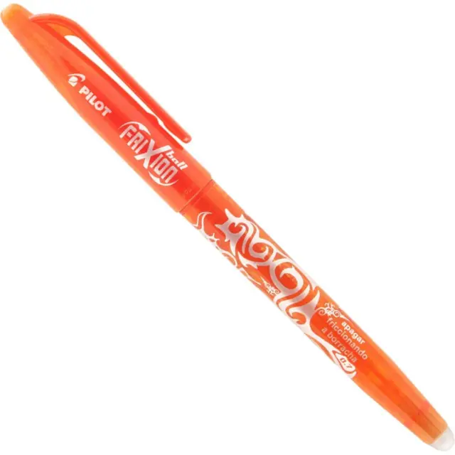 Pilot Frixion Erasable Rollerball 0.7 mm Tip (Box of 12) - Orange Orange 12 Coun