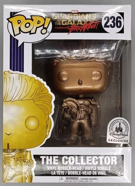 Funko POP #236 The Collector (Gold) Marvel Guardians of the Galaxy Damaged Box