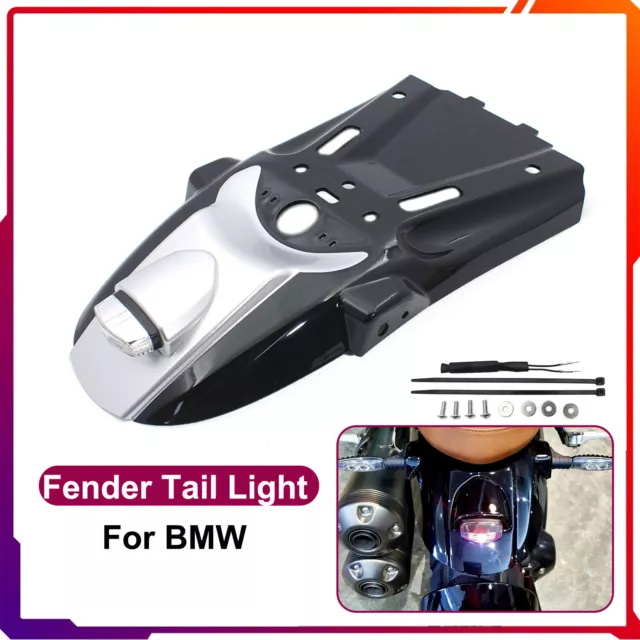 Rear Fender W/Tail Light For BMW R NINE T Scrambler/Racer/Urban GS/Pure Mudguard