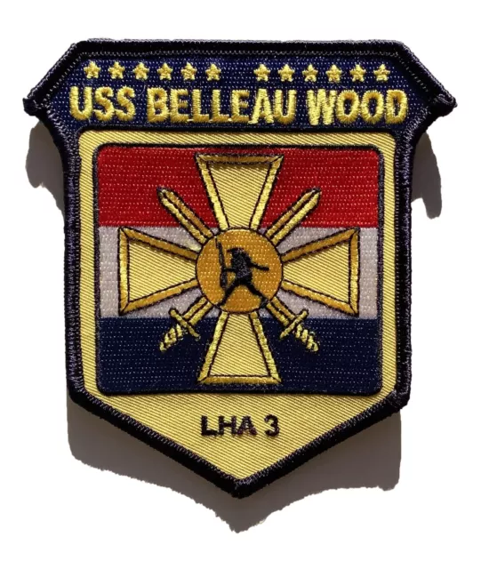 USS Belleau Wood LHA-3 Patch – Sew On