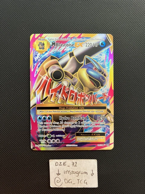 Pokemon XY Evolutions - Mega M Blastoise EX - Full Art - 102/108 - NM/VLP