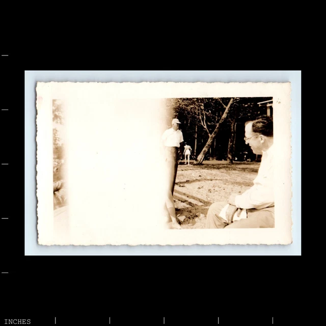 Old Vintage Photo ABSTRACT MEN HAUNTED GHOST LIGHT SURREAL UNUSUAL
