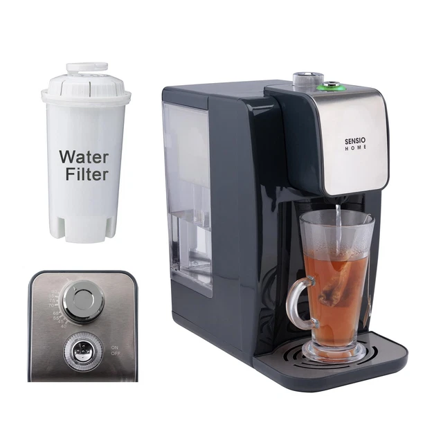 Philips Water Station, Hot Water Dispenser, Filtered Water Hot and Natural Temperature, 2.2L Capacity, 3 Temperature/Volume Presets, Boiling Water at the Touch of a Button, Touch Screen
