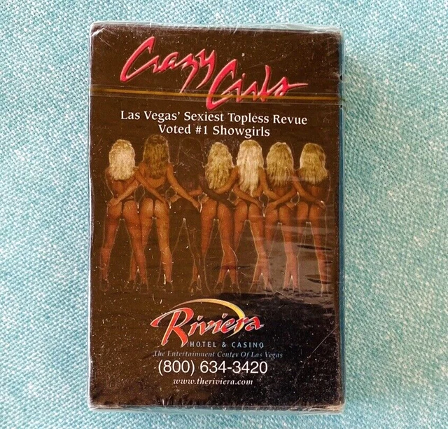 Crazy Girls Las Vegas Riviera Hotel & Casino Deck of Playing Cards NIP