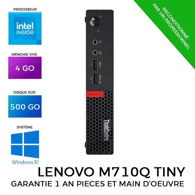 Ordinateur mini pc lenovo thinkcentre m710q tiny desktop eur 73 99