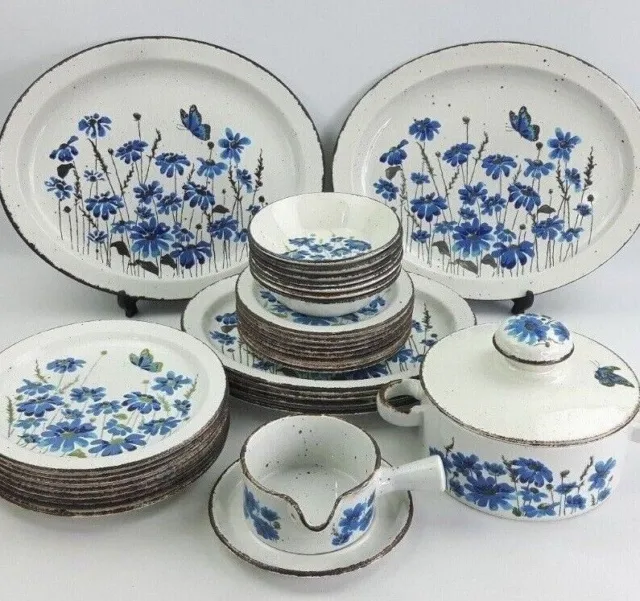 Midwinter Stonehenge - Spring Blue - Dinner Items - Sold Individually - Vintage
