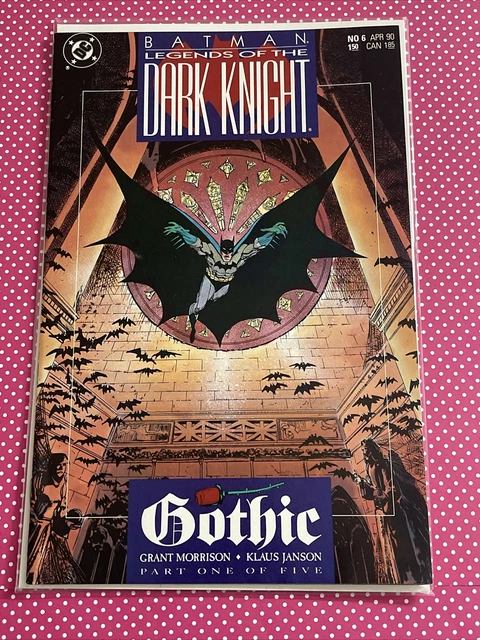 BATMAN LEGENDS OF THE DARK KNIGHT 6 KLAUS JANSON GRANT MORRISON GOTHIC pt 1 1990