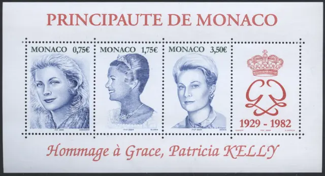 Monako 2004 "MONACOPHIL Gracia Patricia" Wappen , MiNr Block 86 ** MNH