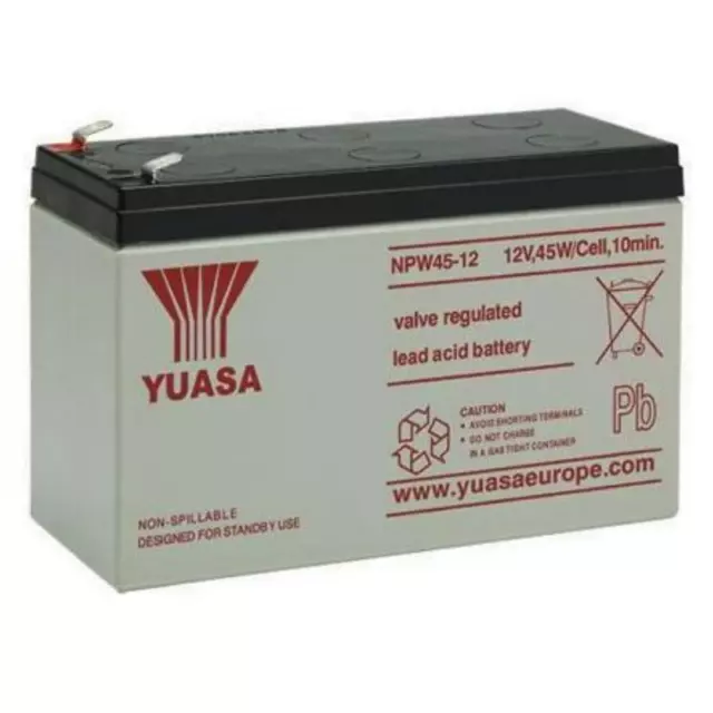Bateria Yuasa NPW45-12, YUA 109  12 V 9 Ah  plomo ácido batería de plomo ácido