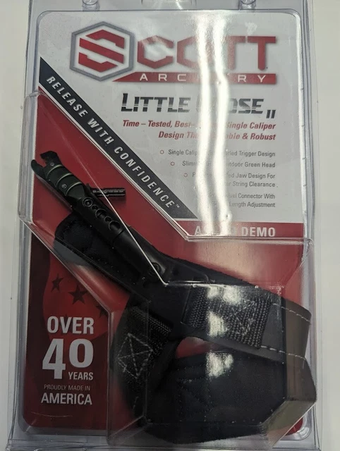 @NEW@ Scott Archery "Little Goose"  Single Caliper Release Aid! 3002BS-BK
