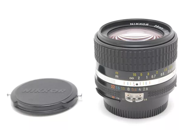 【MINT-】Nikon Nikkor Ais Ai-s 28mm f/2.8 Wide Angle Camera Lens From JAPAN