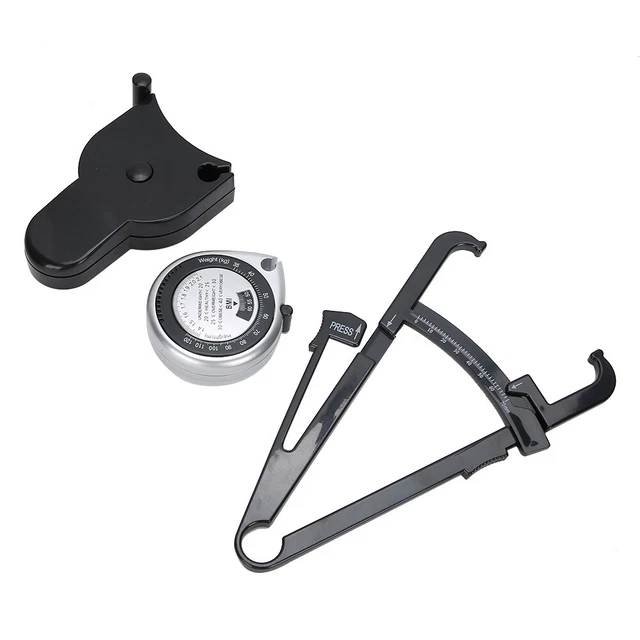 Fat Ruler BODY FAT CALIPER Tape Measure And Height Measuring Ruler For Body To ...