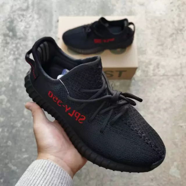 New Adidas Yeezy Boost 350 V2 CP9652 Black Red