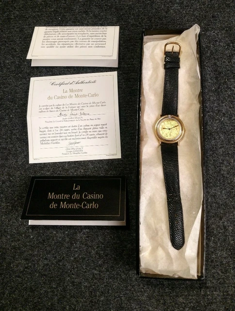 Montre Mécanique Franklin Des Caraïbes - Cadran Doré, Plaqué Or 24 Carats, Neuve Avec étiquettes