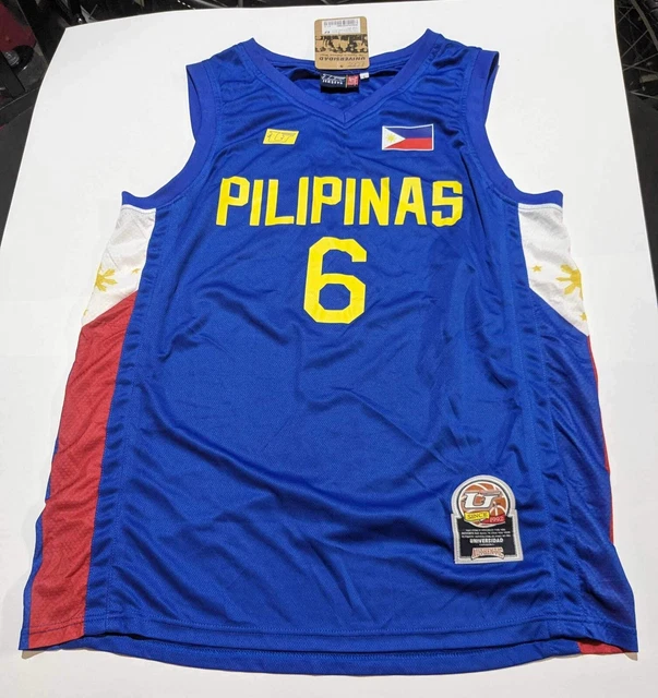 JordansSecretStuff Jordan Clarkson Gilas Pilipinas FIBA World Philippines Asia Basketball Dry Fit Jersey M / Blue