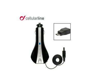 Cellularline Cellular Line CBRARMICROUSB2AK Roller Car Charger Ultra Nero Caricabatterie Cell 