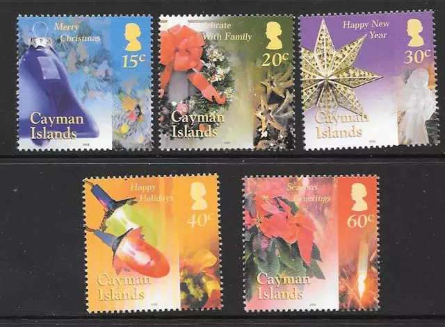 Cayman Islands Sg1032/6 2003 Christmas Mnh