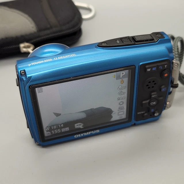 Olympus Mju Tough 3000 fotocamera digitale compatta subacquea testata blu 6